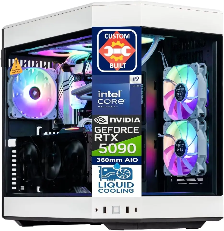 Rtx 5090 32Gb - Velztorm White Praetix Custom Built Y60