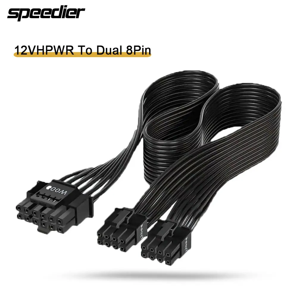12VHPWR ATX3.0 PCI-E 5.0 Power - đánh giá và giá Dual 8Pin To 16Pin 12Vhpwr Cable