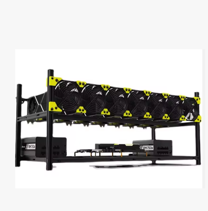 VEDDHA Aluminum Stackable Open - đánh giá và giá Gpu Mining Rig Frame 8 Gpu