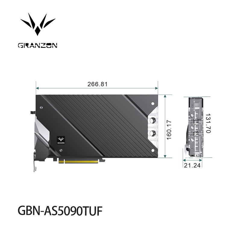 Granzon GPU Water Block for AS - đánh giá và giá Rtx 5090 32Gb