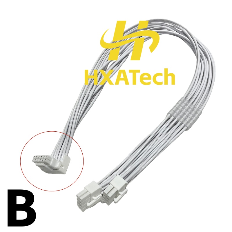 High Quality16AWG Braided Patt - đánh giá và giá Dual 8Pin To 16Pin 12Vhpwr Cable