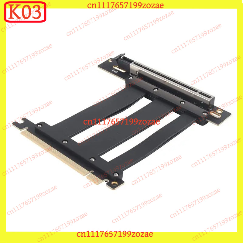 K03 PCIe 5.0 X16 90‑Degree Slo - đánh giá và giá Pcie 5.0 Gpu Riser Cable