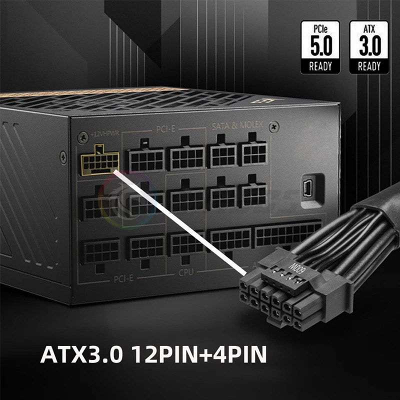 12V HPWR ATX3.0 PCI-E 5.0 Powe - đánh giá và giá Dual 8Pin To 16Pin 12Vhpwr Cable