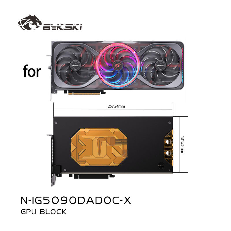 Bykski GPU Block for Colorful  - đánh giá và giá Rtx 5090 32Gb