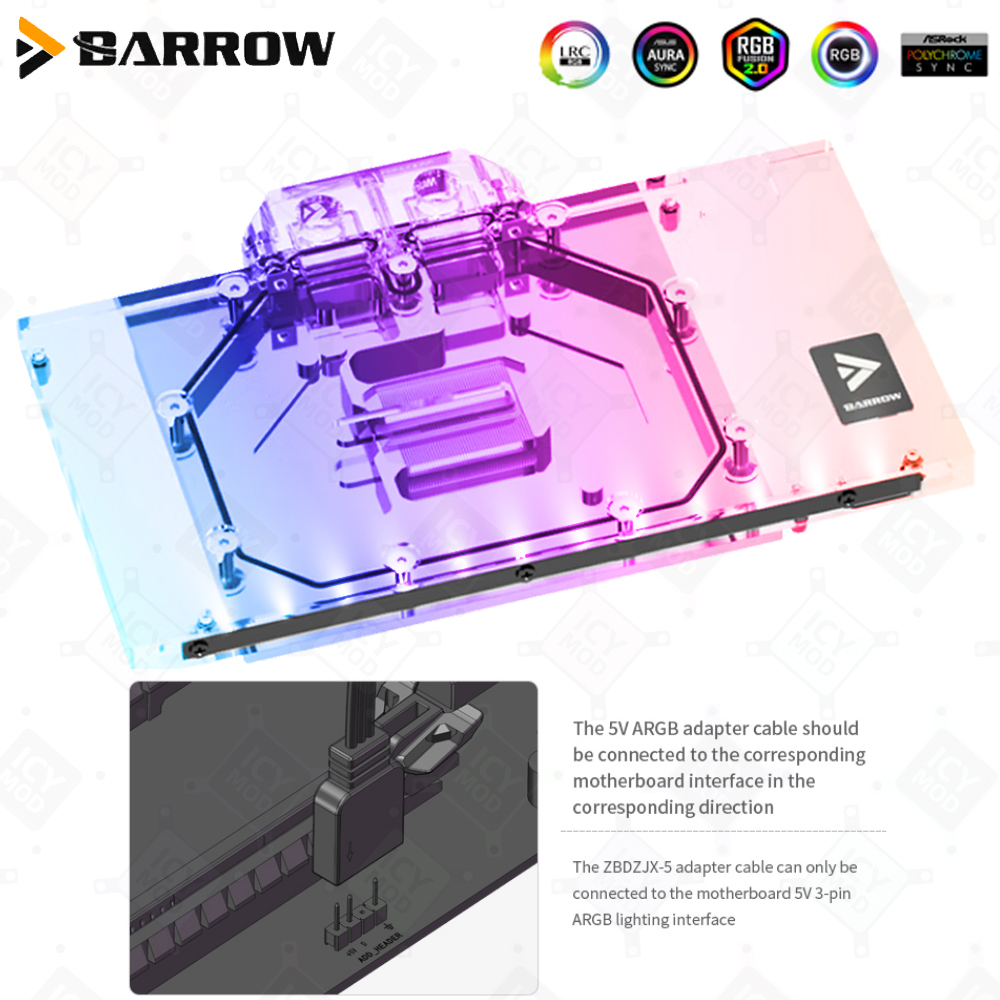 Barrow  GPU Water Cooler Block - đánh giá và giá Rtx 4090 Water Block