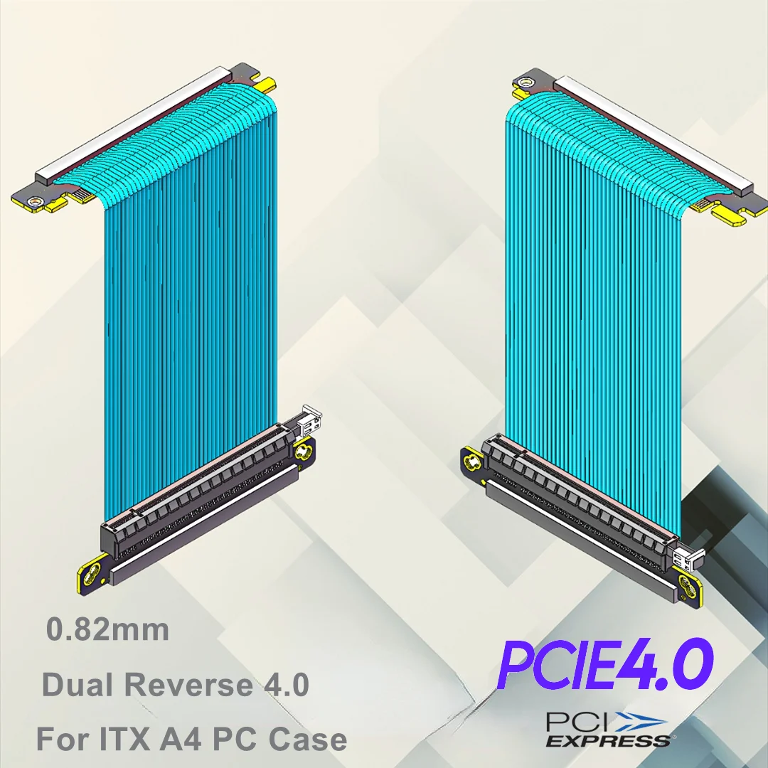 Dual Reverse Pcie 4.0 Riser Ca - đánh giá và giá Itx Gpu Riser Pcie 4.0 16X