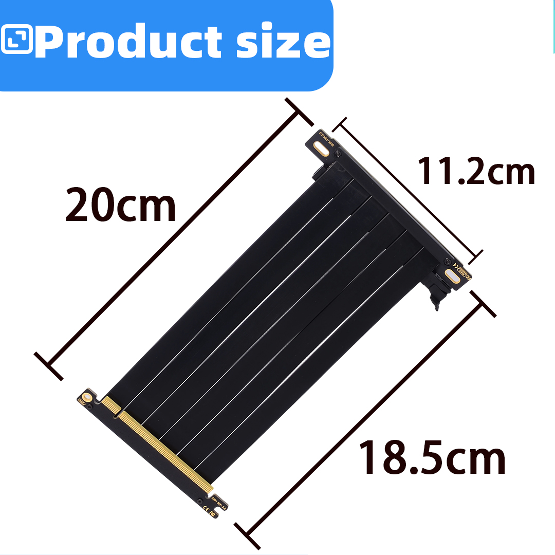 PCIE 3.0 X16 Riser Cable Doubl - đánh giá và giá Pcie 5.0 Gpu Riser Cable