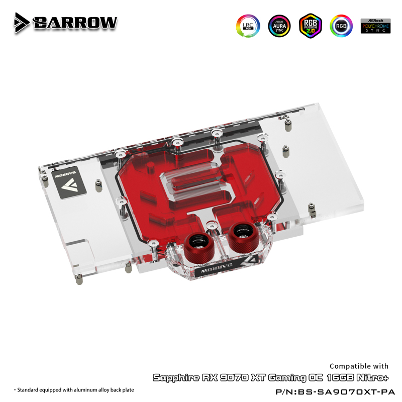 GPU Water Block For SAPPHIRE R - đánh giá và giá Rx 9070 16Gb