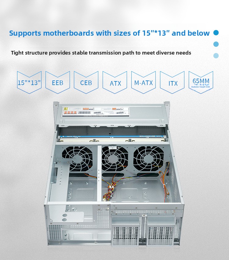8-Disk 4U Rack-type Multi-disk - đánh giá và giá Server Gpu Chassis 4U