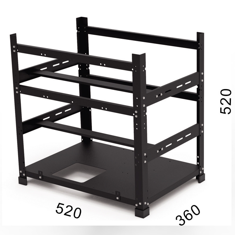 Custom Open Frame GPU Case Dua - đánh giá và giá Gpu Mining Rig Frame 8 Gpu