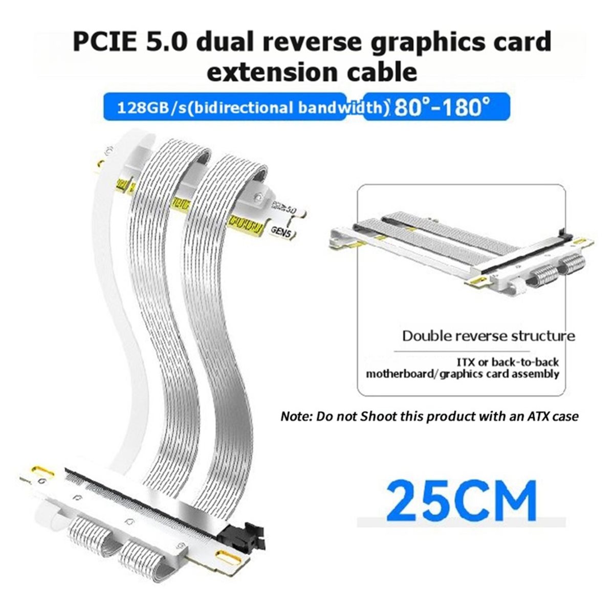 L70A PCIe 5.0 X16 Riser Cable  - đánh giá và giá Pcie 5.0 Gpu Riser Cable