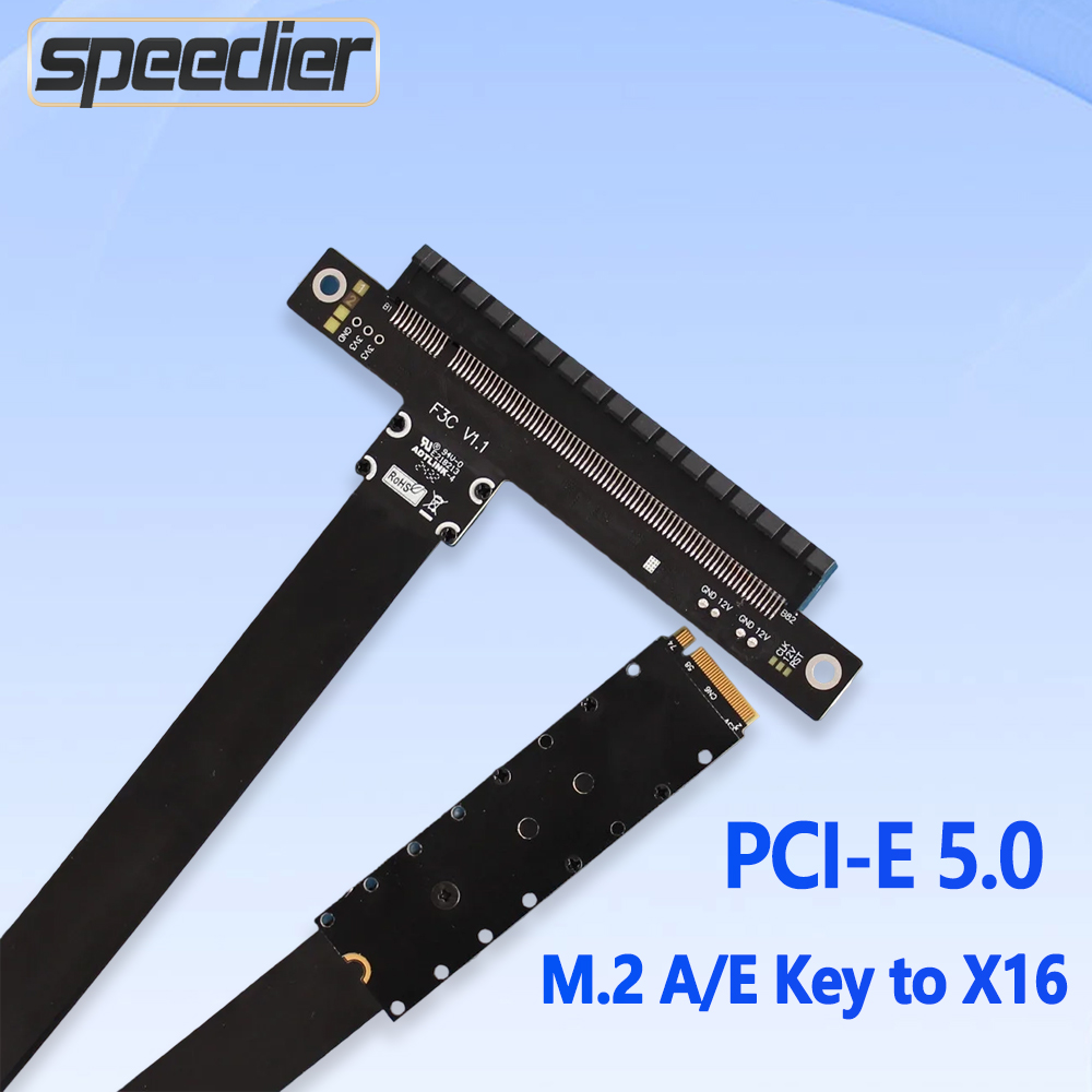 PCIe 5.0 X16 To M.2 NVMe Key M - đánh giá và giá Pcie 5.0 Gpu Riser Cable