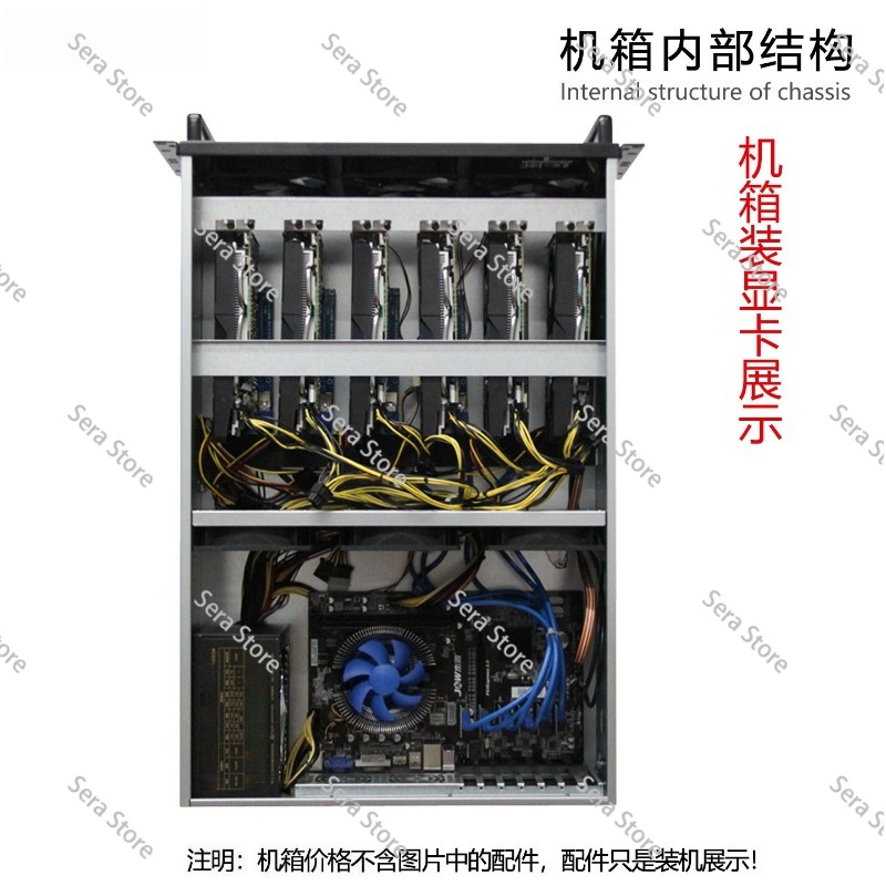 4U Multi-Graphics Card Chassis - đánh giá và giá Server Gpu Chassis 4U